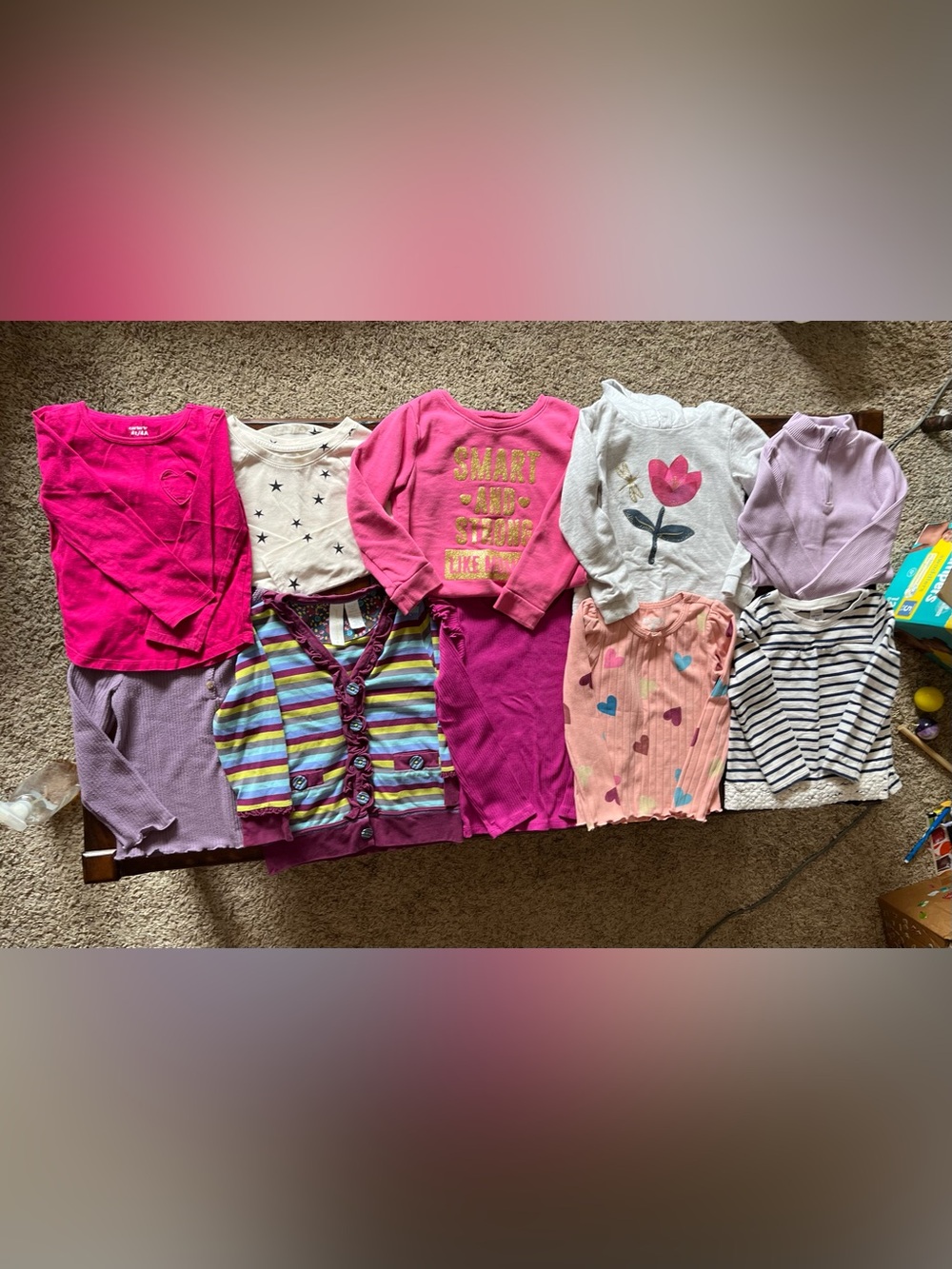 Girls 4T tops: Matilda Jane, Carter’s, 365 kids—10 piece bundle